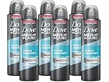 Dove Men & Care Deo-Spray Deodorant Antitranspirant Bodyspray Clean Comfort 6x 150 ml