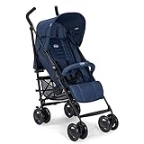 Chicco London Up Leichter Zusammenklappbarer Kinderwagen von 0 Monaten bis 15 kg, Verstellbarer und Kompakter Kinderbuggy mit Frontbügel, Schlafposition, Regenschirmverschluss