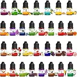 Lebensmittelaroma, Flavour Drops - 30 Flussig Konzentrierte Lebensmittelaromaöl für Backen, Kochen, Getränke - Wasser- und öllösliches Aromaöl Food Flavouring für Lippenbalsam und Seifenherstellung