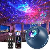 Sternenhimmel Projektor,360 Lichtmodi Sternenhimmel Projektor Kinder,15 Musik+Bluetooth Sternenhimmel Projektor Erwachsene,Fernbedienung Nachtlicht Sternenhimmel Projektor,Galaxy Projector,Geschenke