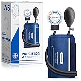 AIESI® Professionelles manuelles Blutdruckmessgerät für Erwachsene ohne Stethoskop Precision A5, Garantie 24 Monate