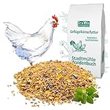 StaWa Hühnerfutter Geflügelkörnerfutter Körnerfutter, ohne Gentechnik, mit Oregano Öl, 25 kg