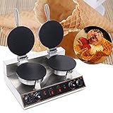 220V 1200W Eis Kegel Maker Commercial Eis Waffel Maker Nonstick Waffel Kegel Maschine