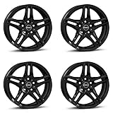 4x Borbet Felgen Alufelgen XR 7.5x17 ET35 5x120 black glossy kompatibel mit BMW 1er 2er 3er 4er 5er X1 X3 X4 Z3