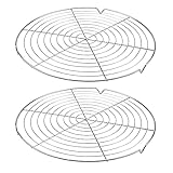 ZHOUHON Classic AbküHlgitter 30,5 cm, TortenküHler, Kuchengitter FüR GleichmäßIges und Schnelles AusküHlen, Kuchenrost, Leichte LöSbarkeit