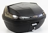 Generico Givi B47 Blade Tech Top Case Koffer Motorradkoffer Motorroller Monolock 47 l Rauch-Rückstrahler inklusive Platte