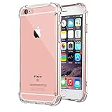 Jenuos iPhone 6S Hülle Handyhülle, iPhone 6 Hülle Handyhülle, Silikon Durchsichtige Schutzhülle Transparent TPU Bumper Case Cover für iPhone 6/6S 4.7' - Transparent (6G-TPU-CL)