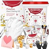 TAVADA 3D Handabdruck Set für Paare,Gipsabdruck Set für DIY Hände-Skulptur,Gipsabdruckset Gipsabdruck Set,Partner und Pärchen Geschenke für Frauen und Erwachsene als Hochzeitstag,ValentinstagGeschenk