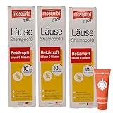 Mosquito med Läuse Shampoo 10, Bekämpft Kopfläuse und Nissen I schnell und effektiv I praktische Anwendung I Läusemittel I Läusebehandlung I Spar-Set plus Pharma Perle give-away (100 ml, 3)