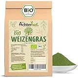 Weizengraspulver BIO (1kg) Weizengras Pulver aus aus deutschem Anbau in Rohkostqualität vom Achterhof