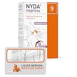 NYDA-Set | NYDA express Läusemittel 2x50 ml mit praktischer Läuselupe - schnell und effektiv gegen Kopfläuse und Nissen