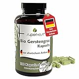 Superkost Bio Gerstengras Kapseln Hochdosiert 1500mg pro Tagesdosis 180 Kapseln á 500mg Hergestellt in Österreich