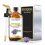 EUQEE Ätherische Öle Lavendelöl 118ml, 100% Reine Ätherische Öle Naturrein, Ätherisches Aromatherapieöl von Therapeutischer Qualität, Ätherische Öle für Diffuser, Perfekt für Massage, Bad