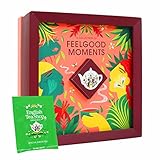 English Tea Shop - Tee Geschenk Box 'Feelgood Moments', Premium Tee Probierset mit 4 x 8 Sorten zum Wohlfühlen, BIO, 32 Teebeutel