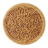 Gesellschaftsspiel Labyrinth aus Holz – Gesellschaftsspiel Labyrinth aus Holz, rundes Labyrinth-Spiel aus Holz für | Vielseitiges Labyrinth-Puzzlespielzeug, Gesellschaftsspiel