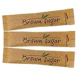 Coffeefair Braune Rohrzuckersticks 100 x 4g Zucker, Rohrzucker Sticks