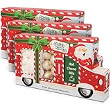 Becky´s Santa´s Express 3x125g - Süßer Weihnachts-Truck mit Trinkschokolade, Marshmallows & goldenen Schoko-Pralinen - Weihnachtsmann-Edition - Für einen gemütlichen Winterabend in der Weihnachtszeit