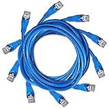 Dynacable® NWP6 Ethernet-Kabel, 2 Feet / 5 Pack, blau, Stück: 1