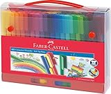 FABER-CASTELL 155560 - Filzstifte Connector in Koffer, 60-teilig