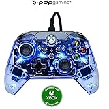 PDP Afterglow LED-Gamecontroller, kabelgebunden, RGB-Farblichter, USB-Anschluss, Audiosteuerung, Gamepad mit dualer Vibration, Xbox Series X|S, Xbox One, PC