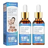 Bo-Tox Pro Serum 2 PCS Bo-Tox Serum Soforteffekt Gesicht Bo-Tox Creme Hydrat Gesichtsessenz Anti-Falten-Serum Kollagenverstärkendes Anti-Aging-Serum Geeignet für Alle Hauttypen