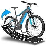 uProtect E Bike Rahmenschutz Lackschutzfolie für eBike, Pedelec, Elektro Fahrrad, E-Bike, MTB etc. - 20-teiliges Rahmen-Set gegen Steinschlag - Carbon Optik & selbstklebend