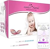 Easy@Home Kinderwunsch 100 x Ovulationstest Fruchtbarkeitstests und 20 x Schwangerschaftstests für Eisprung - Unterstützt von Premom Ovulation APP, 100 LH + 20 HCG Tests