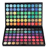 FantasyDay Profi 120 Farben Hochpigmentierte Warme Natürliche Matt Schminke Lidschatten Palette Makeup Kit - Augenschatten Eyeshadow Make Up Kosmetik Make-up Palette Schimmer Set #1