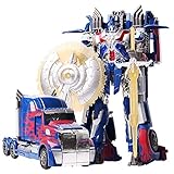 JINGYD Deformed Car Robot Toys, Manuelle Deformation Optimus Prime Automodell Kinderspielzeug