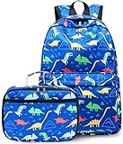 CAMTOP Rucksack für Kinder Mädchen Schulrucksack mit Brotdose Vorschule Kindergarten Büchertaschen-Set, blau (Blau) - 6155