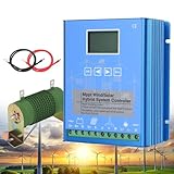 Naturalpowev Wind-Solar-Hybrid-Controller, Wind-Solar-Hybrid-MPPT-Laderegler mit Dump Load und LCD-Display, Windturbinengenerator 12 V, 24 V, 48 V,24V-10000W