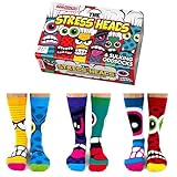 Stress Heads Herren Oddsocks United Oddsocks, Farbe: mehrfarbig, Size EU 39-46 (UK 6-11) / US 7-12), 6 Stück