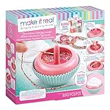 Make It Real 2901454 Cupcake Schmuckstudio, DIY, Schmuckset, Armbänder selber basteln, Kreativ-Kit für Kinder Talla unica