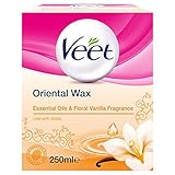 Veet Warmwachs, mikrowellengeeignete Dose, ätherischen Ölen und Blumen-Vanillearoma, 250 ml