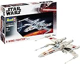 Revell Modellbausatz X-wing Fighter I Hochwertiger Bausatz des X-wing Fighter | Maßstab 1:57 | Detailgetreu und beeindruckend | Perfekt für Anfänger und Fortgeschrittene I ab 10 Jahren I 38 Teile, Mittel