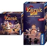 KOSMOS Bundle aus Karak - Das Abenteuer beginnt mit Karak - Regent - Erweiterung, spannendes Kinderspiel ab 7 Jahre für 2-5 Personen, Fantasy Abenteuer Spiel