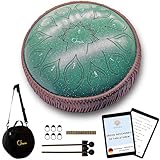 ORORA Steel Tongue Drum, Zungentrommel, 12 Zoll 13 Noten - Handpan, Ideal für Entspannung - Musikinstrument für Kinder und Erwachsene - Ebook mit 20 Notenblättern kostenlos - Originelles Geschenk