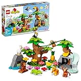 LEGO DUPLO 10973 Wild Animals of South America Dschungelbauspielzeug-Set für Kleinkinder, Vorschuljungen und Mädchen im Alter von 2-5 (71 Teile)