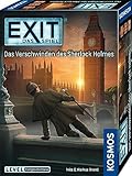 KOSMOS 683269 EXIT - Das Spiel - Das Verschwinden des Sherlock Holmes, Level: Fortgeschrittene, Escape Room Spiel, EXIT Game Für 1-4 Spieler Ab 12 Jahre, EIN Einmaliges Gesellschaftsspiel