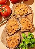 KoRo - Bio Tomate Basilikum Aufstrich 6 x 380 g - Aufs Brot & zum Verfeinern von Speisen - Vegan - Herrlicher Geschmack