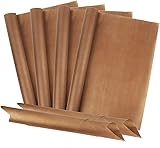 Sporgo Dauerbackfolie (6er Set, 40 x 60 cm) Premium Backpapier aus Glasfaser, Wiederverwendbar, Hitzebeständig, Antihaftbeschichtet Backfolie Zuschneidbar und spülmaschinenfest (6PCS)