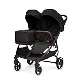 Ickle Bubba Venus Prime Doppel-Kinderwagen (Schwarz)