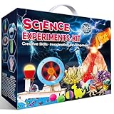 UNGLINGA 260+ Experimente Wissenschaft Kits für Kinder, Vulkan, Chemie-Set Chemiebaukasten, STEM Aktivitäten Spielzeug Geschenke für Jungen Mädchen