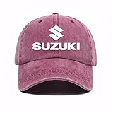 Auto Baseball Cap, für Suzuki Jimny SX4 Baseballmütze Sonnenhut UV-Schutz Verstellbare Kappe Mütze Auto Fans Baseballcap,A