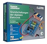 FRANZIS 67204 - Lernpaket Grundschaltungen der digitalen Elektronik - Komplettset für 72 Praxis-Projekte, inkl. Handbuch