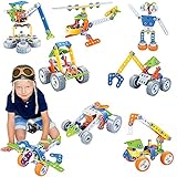 AIVIAI Konstruktionsspielzeug für Kinder, pädagogisches Bauspielzeug STEM Gebäude Spielzeuge Set Baukasten Kit Spielzeug für Jungen und Mädchen ab 4,5,6,7,8,9 +Jahre und älter Geschenk