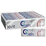 Extra Kaugummi | Professional White | Zuckerfrei | 30 Packungen (30 x 10 Dragees) , 300 Stück (30er Pack)