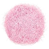 100g Raffia Füllmaterial Geschenk Hamper Shred Geschreddertes Papier Geschenk Füllung für Party Hamper Füllung und Geschenkverpackung für Geschenkbox Dekorations (Rosa)