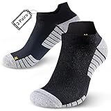 HUEGLO 3Paar Plantarfasziitis Socken Kompressionssocken Damen Herren Sport Unterstützen Wandersocken kompressionssocken Laufsocken Sportsocken Rutschfeste Anti Schweiß Socken 43-46