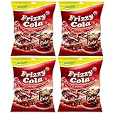 Woogie Frizzy Cola Brause- Bonbons Hartkaramellen Mit Cola- Geschmack 4 x 170g